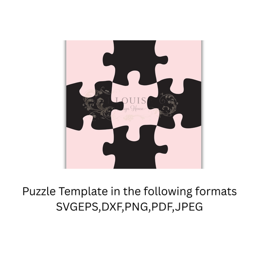 Puzzle Template 9 Piece