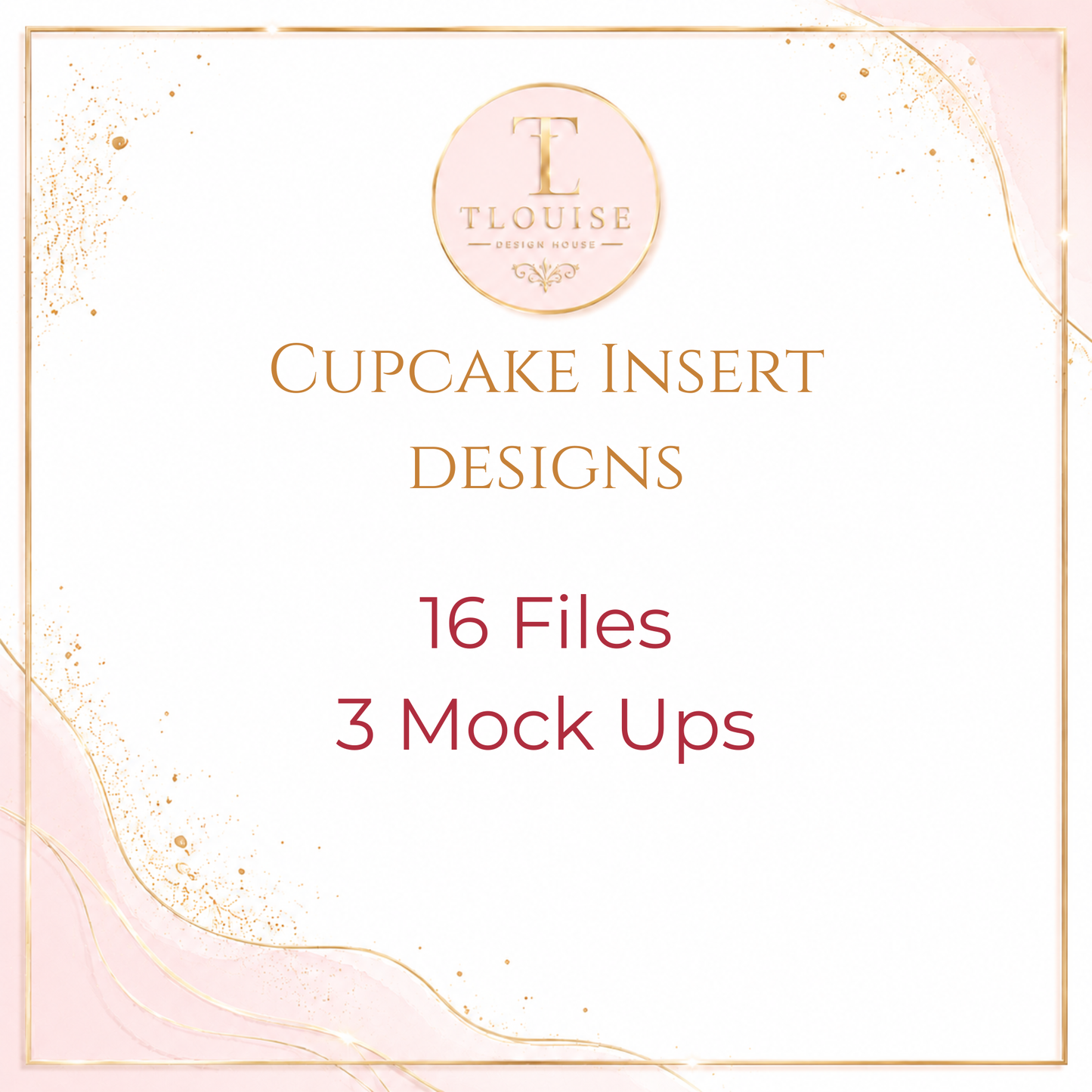 Sweet Cupcake Insert Box Design