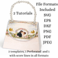 Handbag Party Favour - Bridgerton Style