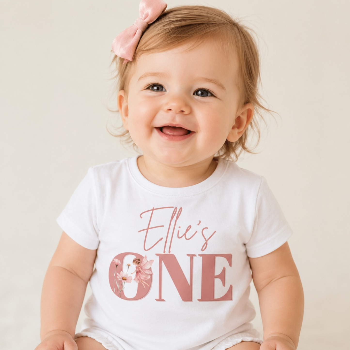 Fairy & woodland animal First Birthday ONE Design Set