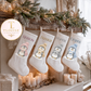 Christmas Embroidery Effect Penguins