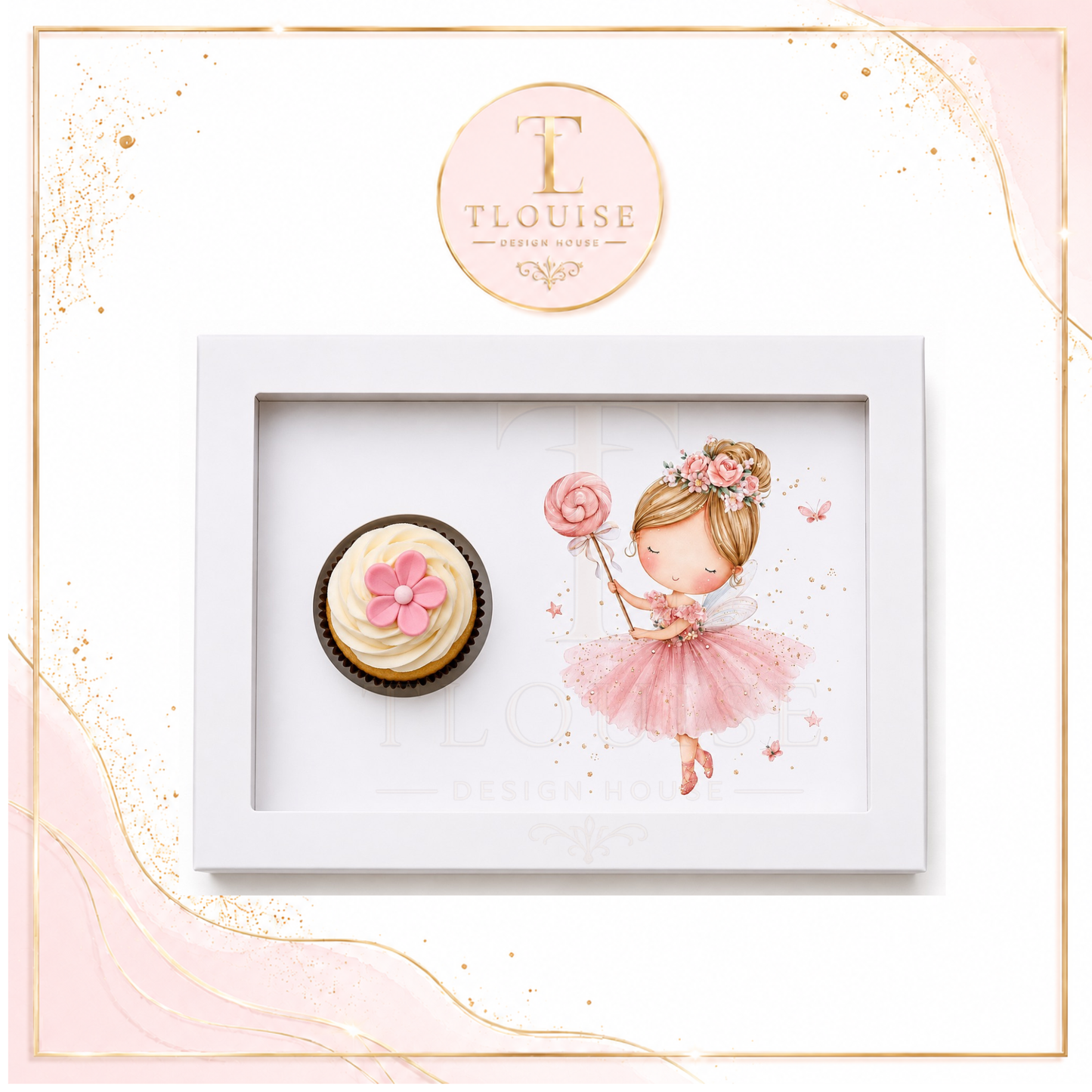 Sweet Cupcake Insert Box Design