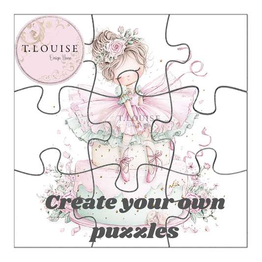 Puzzle Template  9 Piece