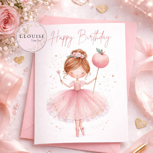 Fairy Birthday Card Designs