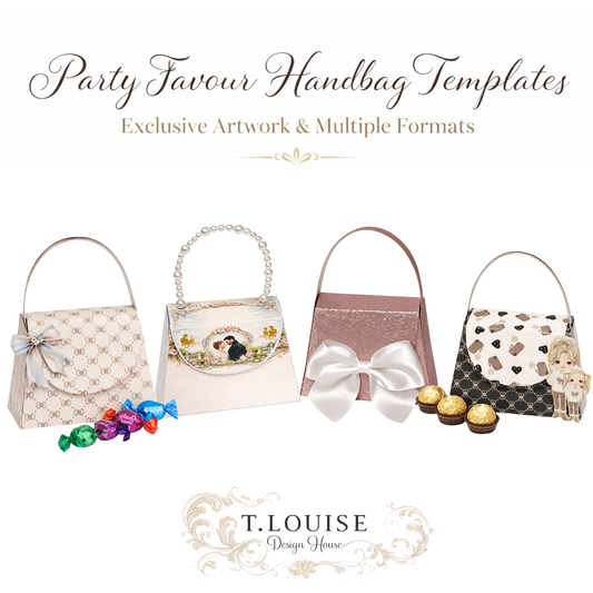 Party Favour Handbag Template