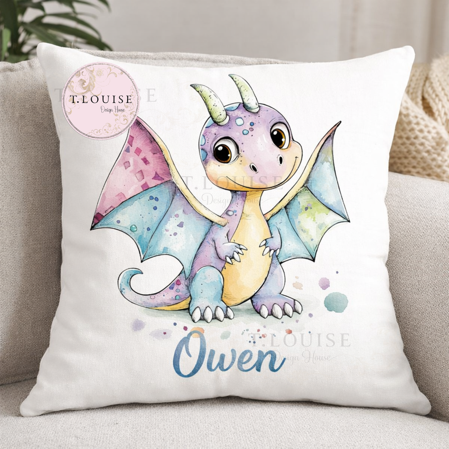 Pastel Baby Dinosaur Birthday Clipart Set – Watercolor Party Bundle