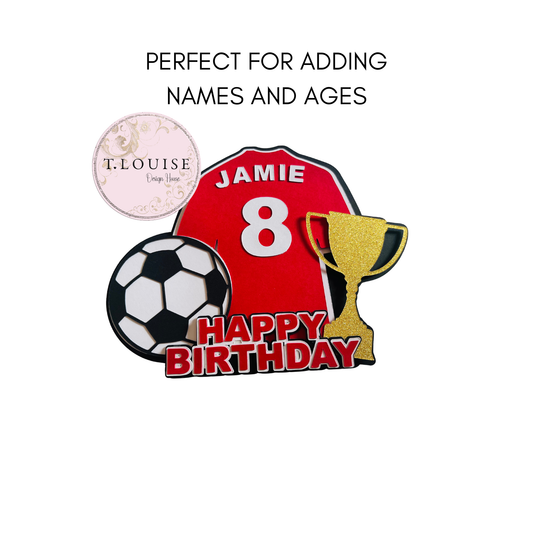 Football Cake Topper