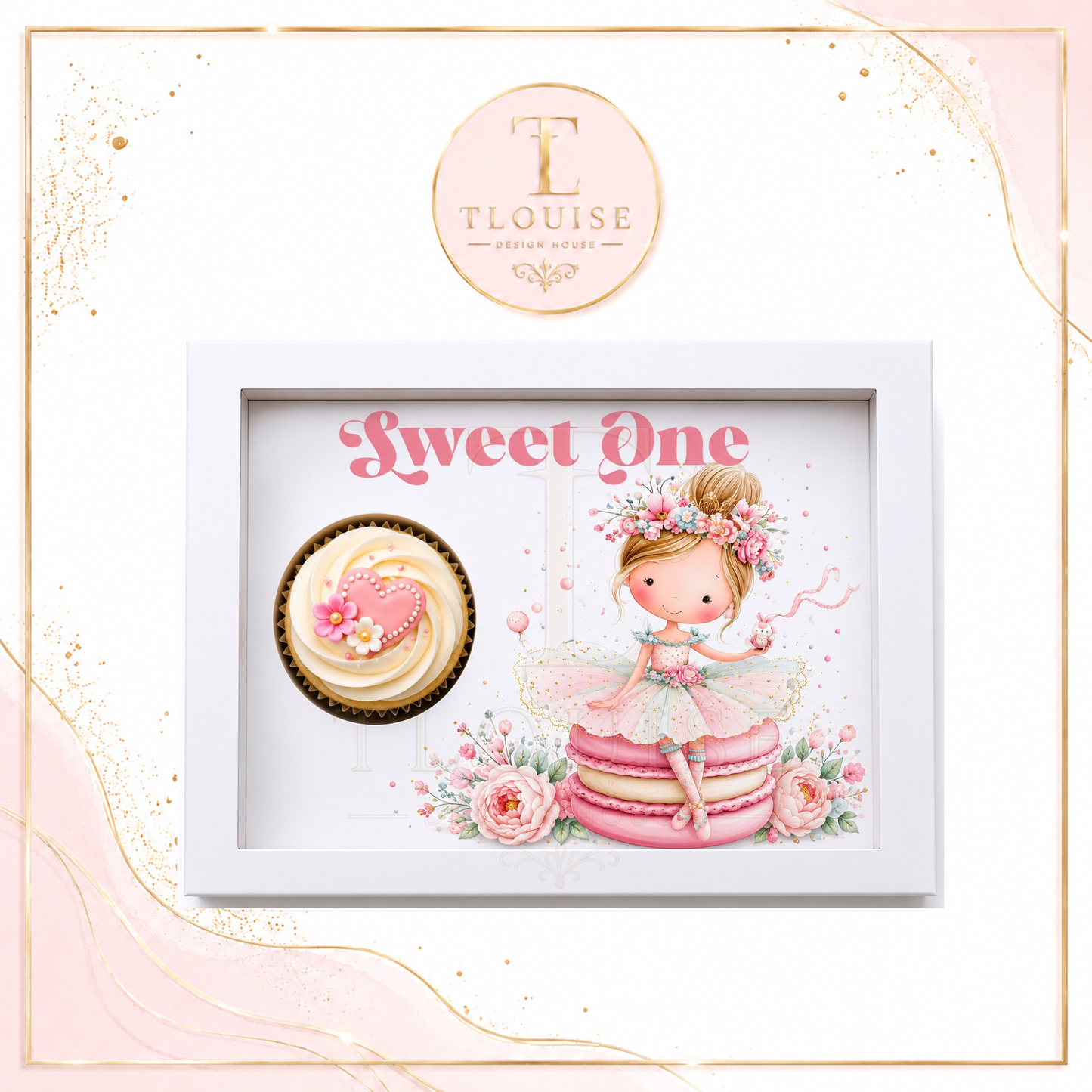 Sweet Cupcake Insert Box Design