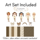 Handbag Template Style 1 with Evie Artwork