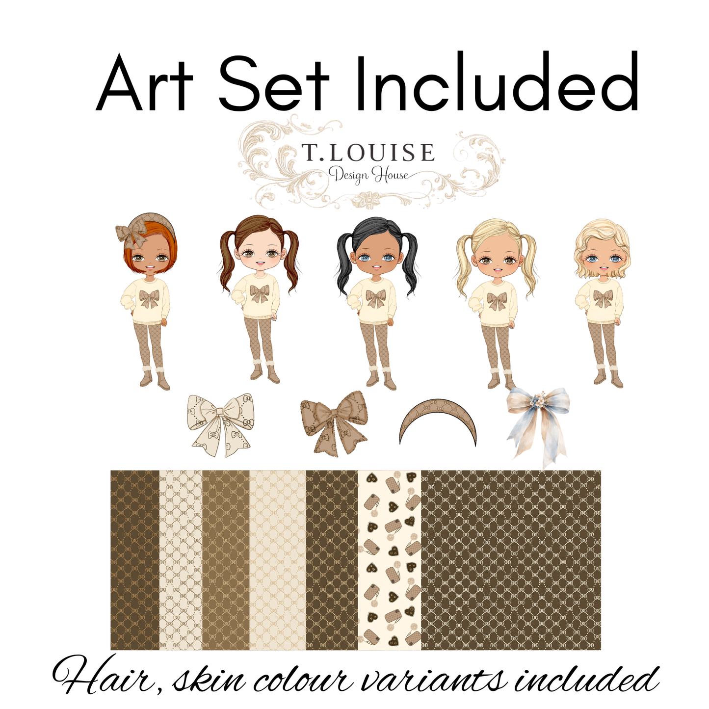 Handbag Template Style 1 with Evie Artwork