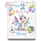 Pastel Baby Dinosaur Birthday Clipart Set – Watercolor Party Bundle