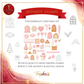 Gingerbread House Affinity Stamp Set – 40 Hand-Drawn Stamps + 3 Colour Palettes