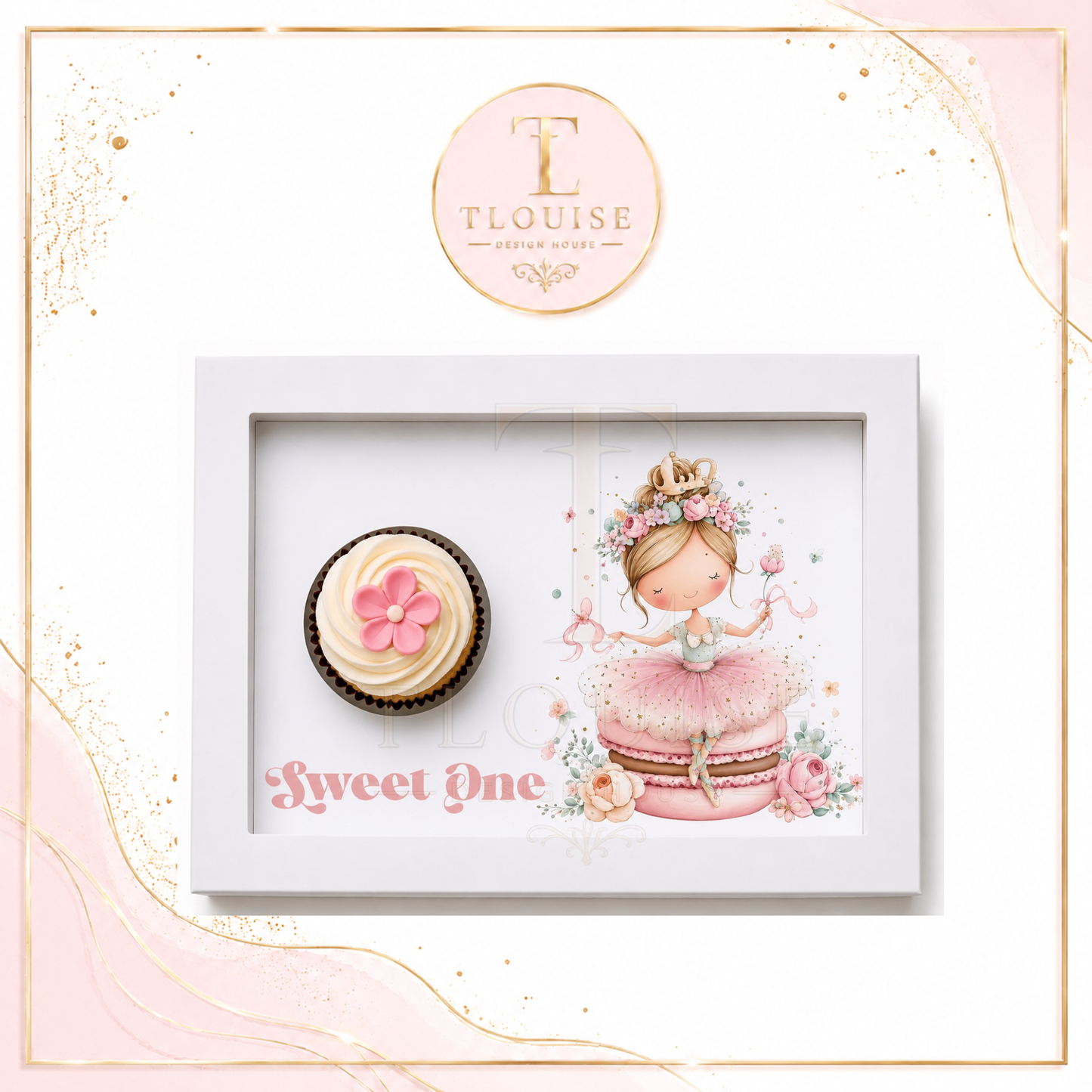 Sweet Cupcake Insert Box Design