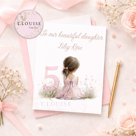 Pink Birthday Girl Design Set