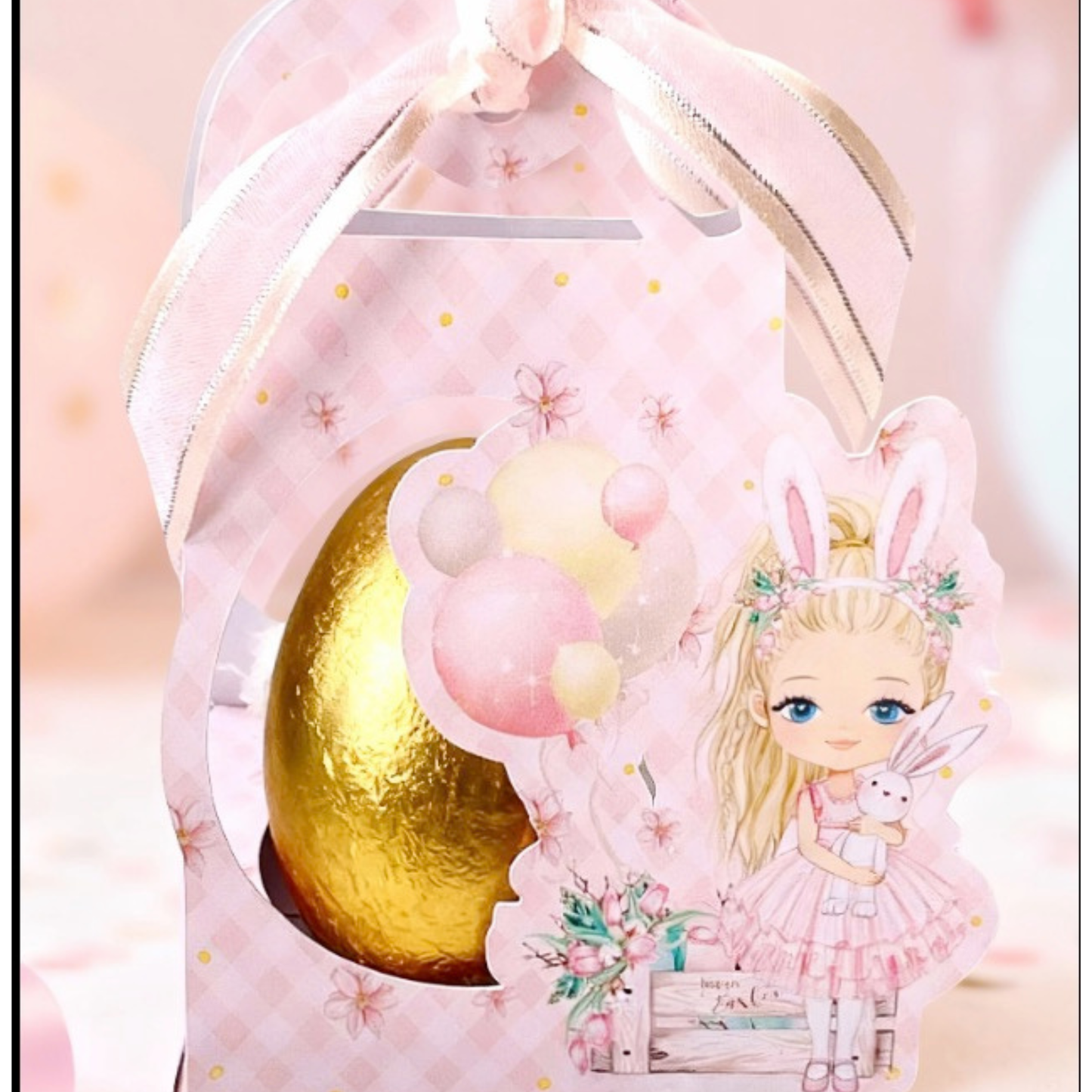 Easter Egg Box Template with our Ella Bunny Girl