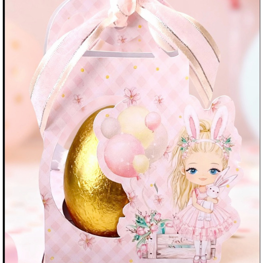 Easter Egg Box Template with our Ella Bunny Girl
