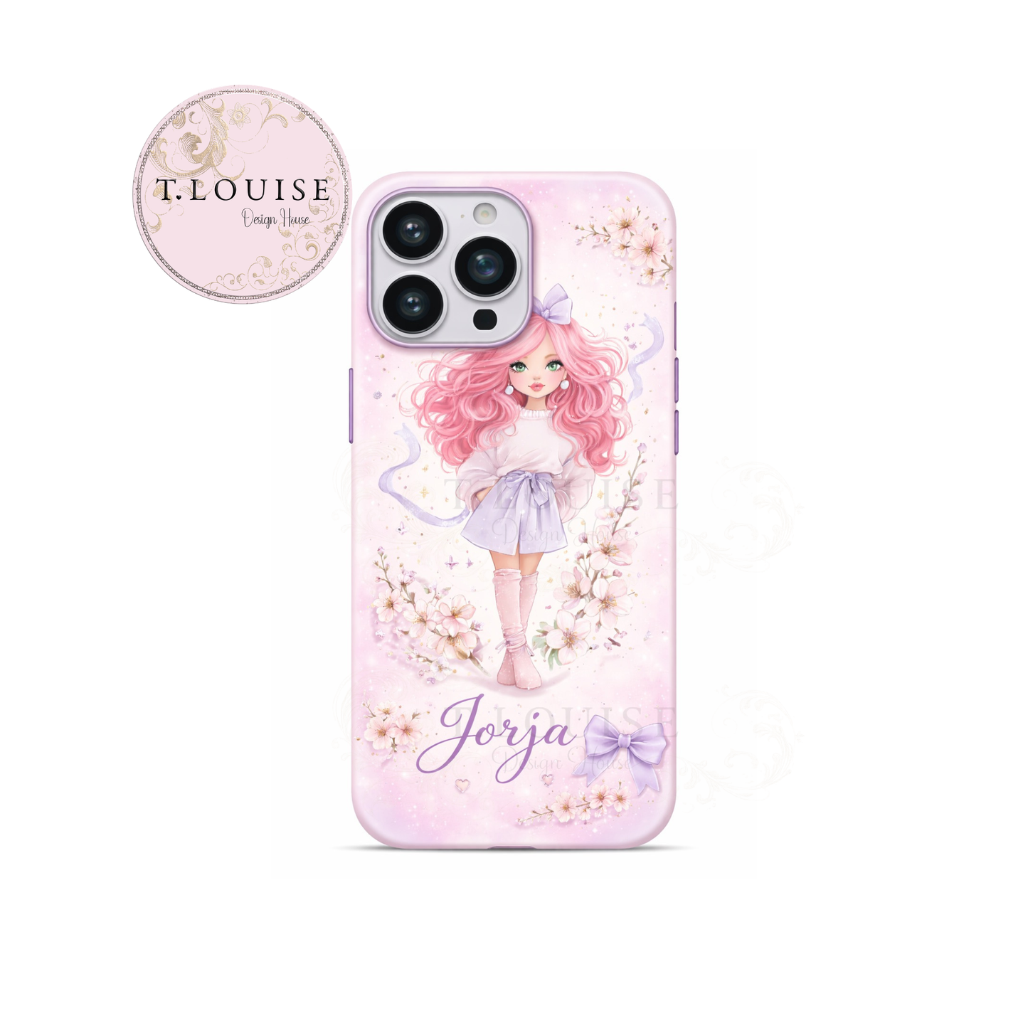 Pastel Girl Character Design Set – 18 Matching Elements