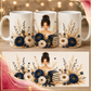 Blue & Gold Cozy Book Lover Printable Gift Set – 4 Coordinated Designs