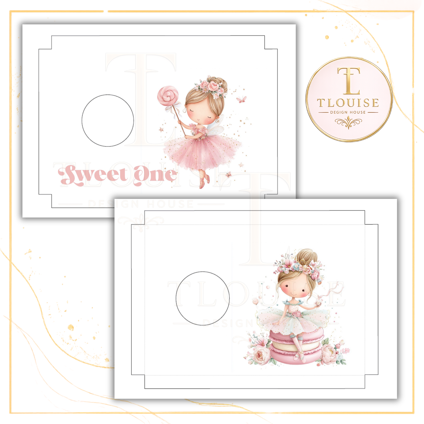 Sweet Cupcake Insert Box Design