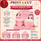 Christmas Penguin Deep Movie Snack Tray - Print and Cut A3 Bundle