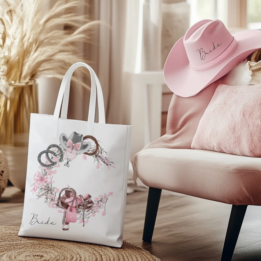 Pink Cowgirl Bride Digital PNG Bundle – 7 Individual Western Bride Designs