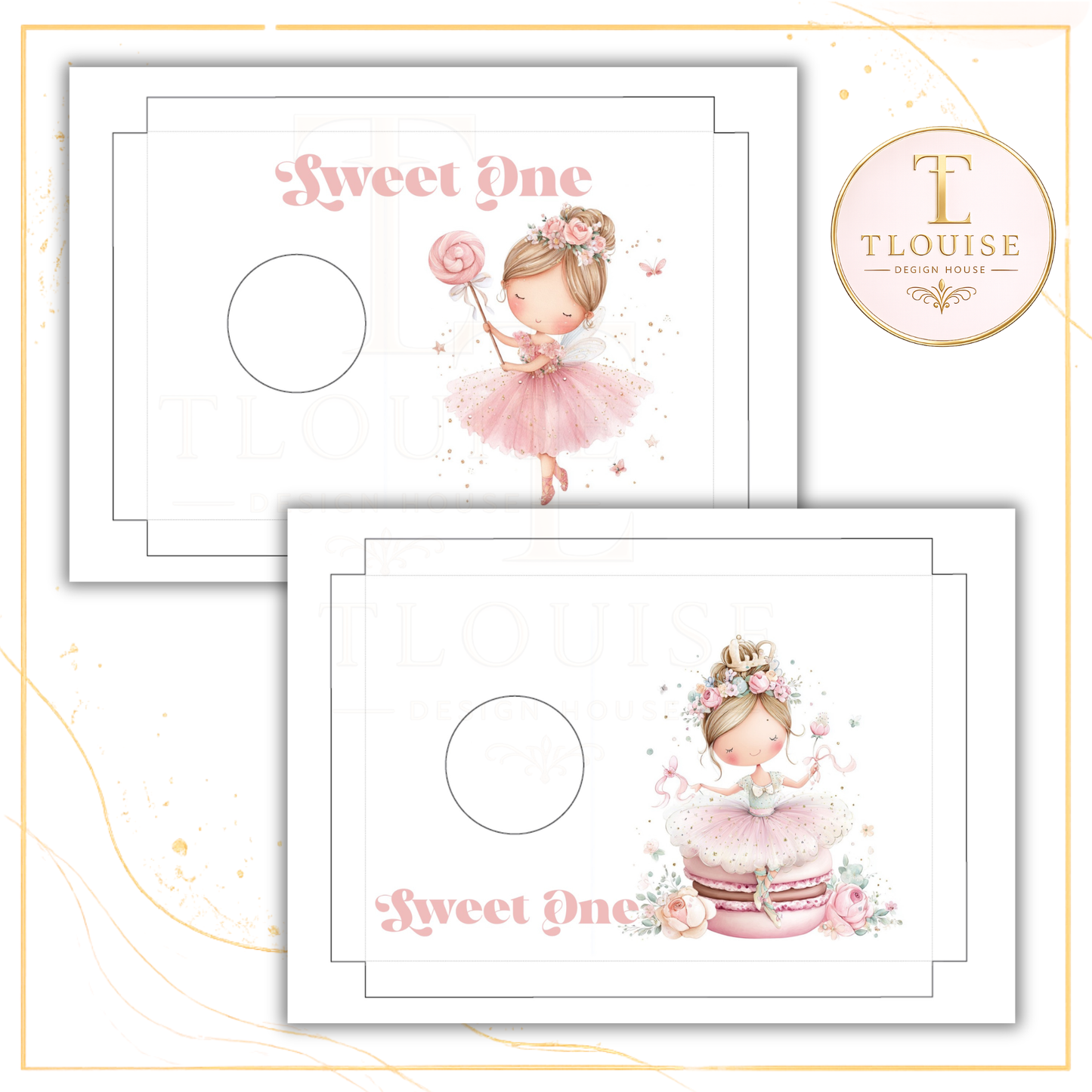Sweet Cupcake Insert Box Design