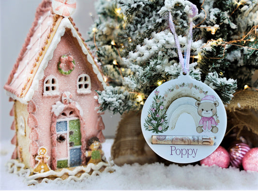 Christmas Gingerbread House Money Holder Mockup