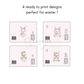 Easter Treat Bag Template & Design set