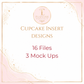Sweet Cupcake Insert Box Design