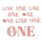 Fairy & woodland animal First Birthday ONE Design Set