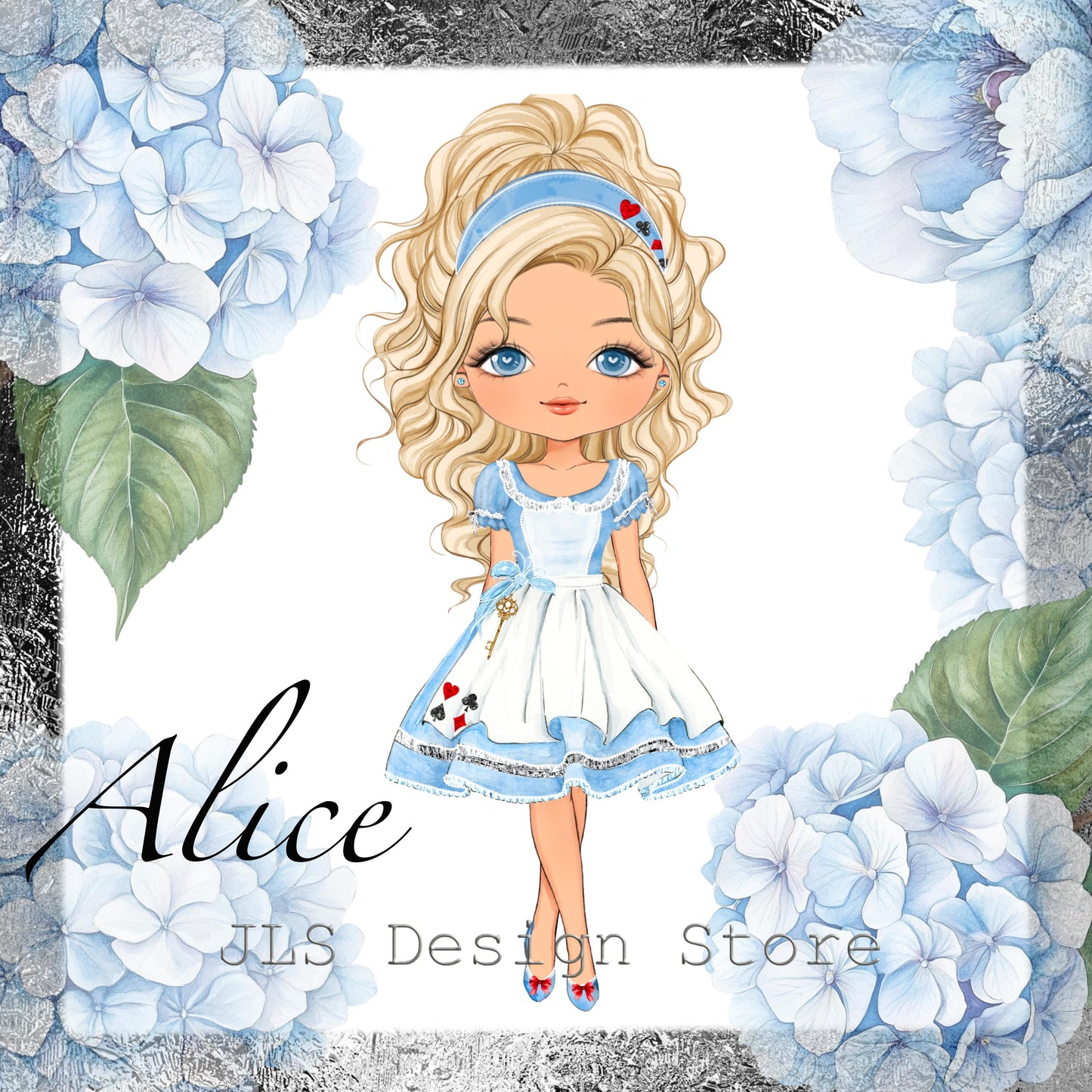 Alice in Wonderland Clipart Set
