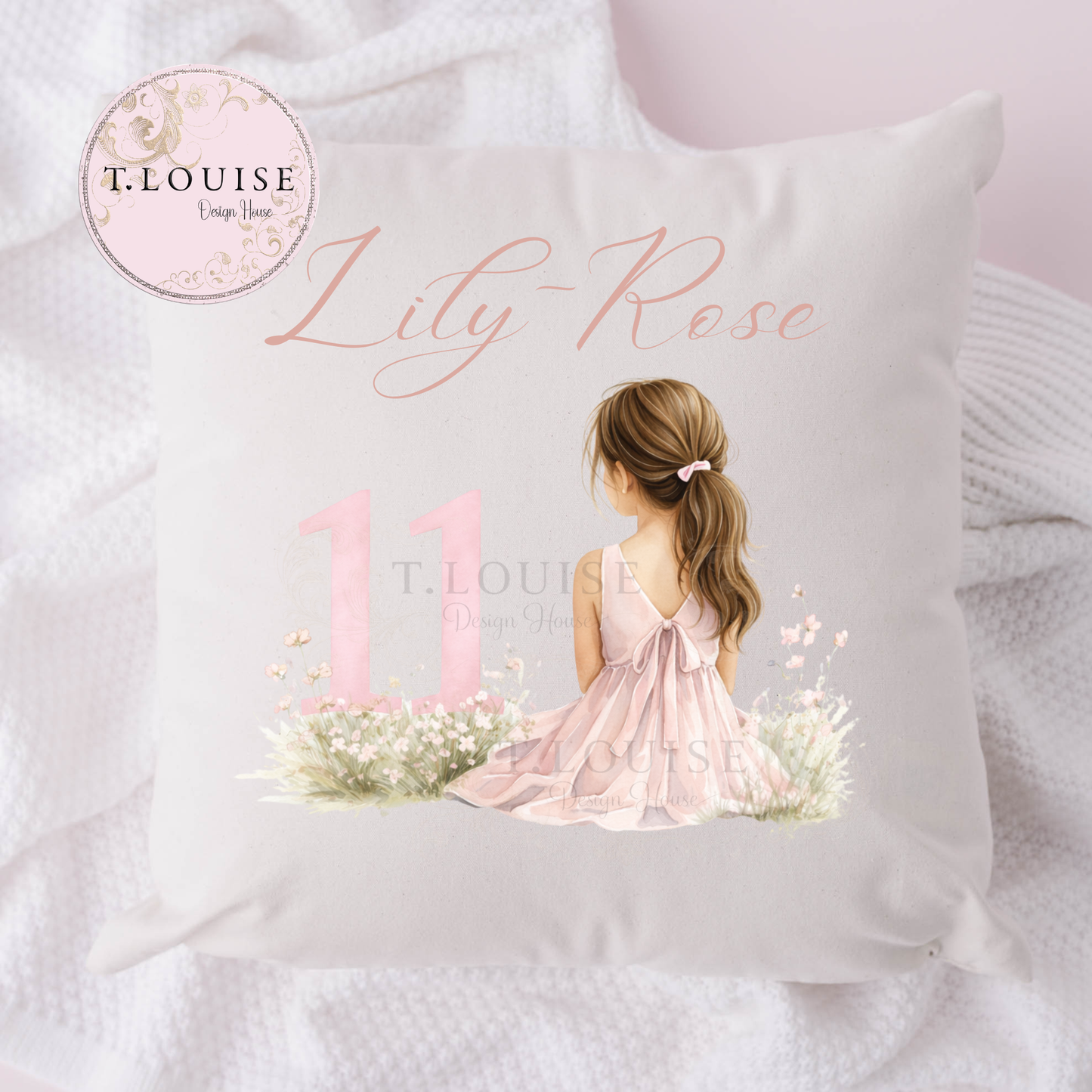 Pink Birthday Girl Design Set
