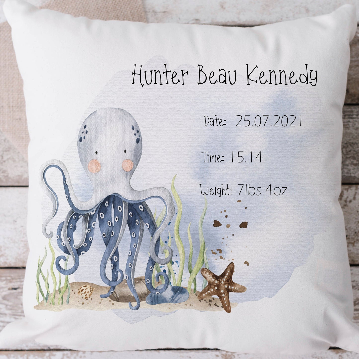 Under the Sea Nursery Bundle: Baby Stats & Milestone PNG Files