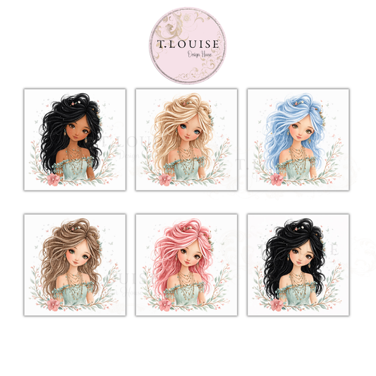 Whimsical Birthday Girl Collection – PNG Designs &amp; Mockups