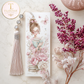Set of 4 Beautiful Bookmarks PNG, Digital Download, Printable Bookmark Set, 300 DPI High Resolution, Instant Download Book Lover Gift