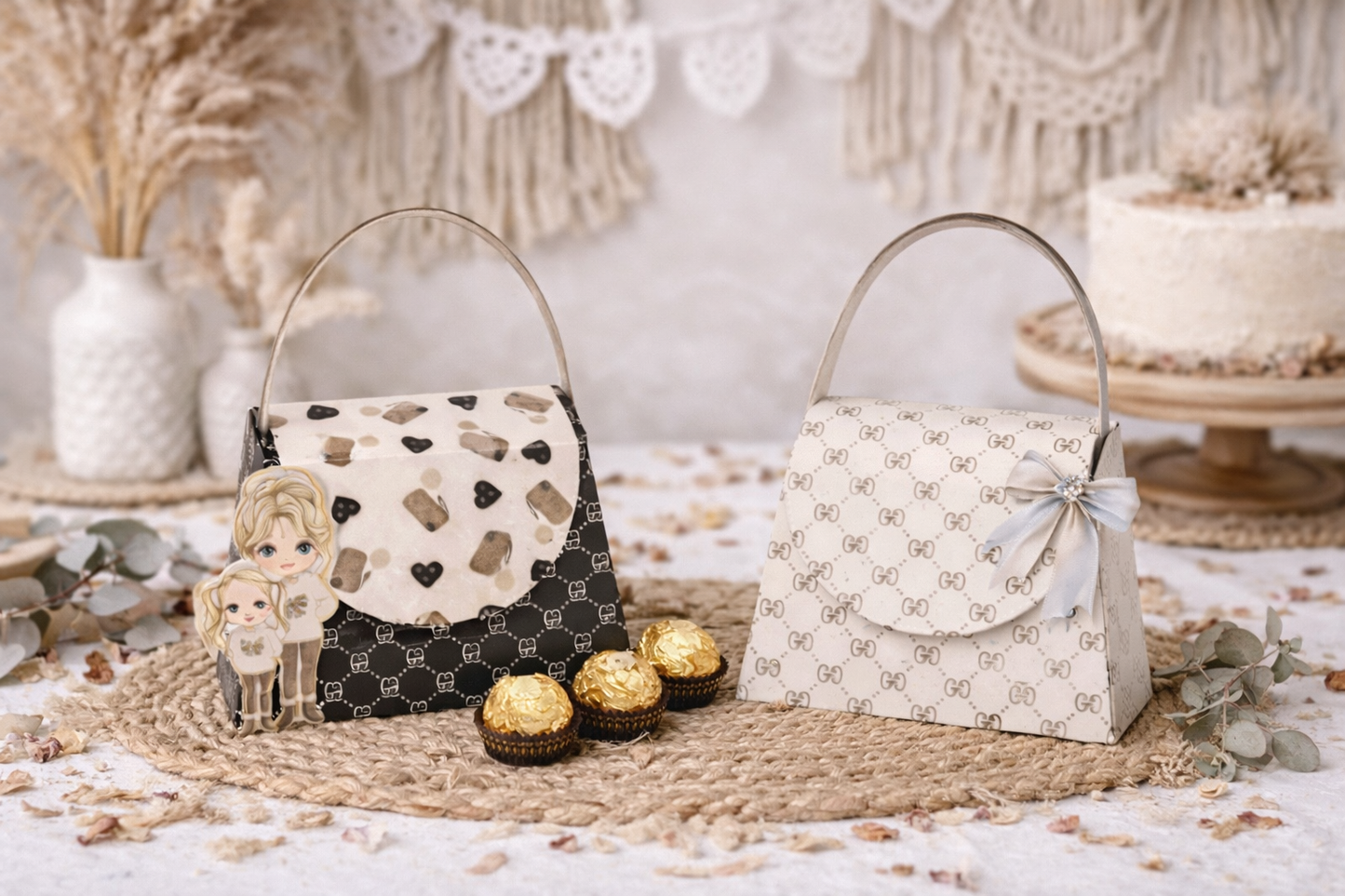 Handbag Template Style 1 with Evie Artwork