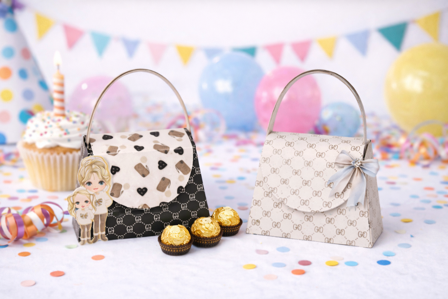 Handbag Template Style 1 with Evie Artwork
