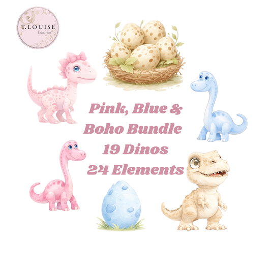 Dinosaur artwork bundle