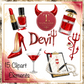Devil Wears Prada inspired elements and arrangements Fashion Glam Clipart Bundle, Designer Inspired PNG Collection, Chic Accessories Graphics