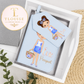 Evie Summer Clipart PNG Bundle, Summer Girl Digital Download, 300 DPI PNG, Hair Skin Eye Variations, Sublimation Design