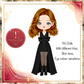 Devil Wears Prada Inspired Fashion Girl Doll, Digital Doll Download, 36 Dolls PNG, Hair Eye Skin Variations, 300 DPI Clipart Set