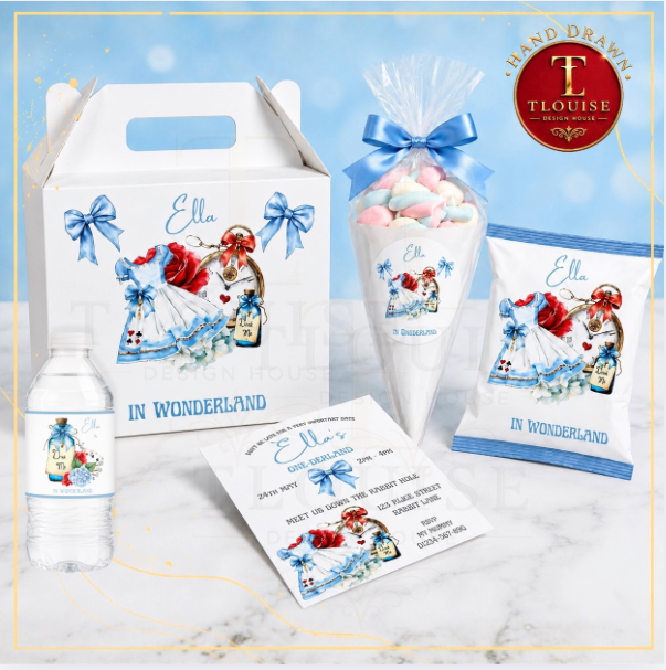 Wonderland Inspired Digital Party Pack