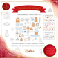 Gingerbread House Procreate Stamp Set – 40 Hand-Drawn Stamps + 3 Colour Palettes