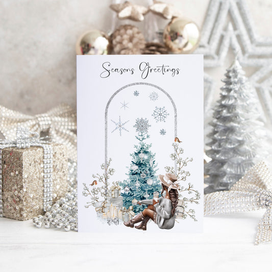 Christmas Girl Doll PNG: Sublimation Design