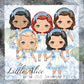 Alice in Wonderland Doll Clipart