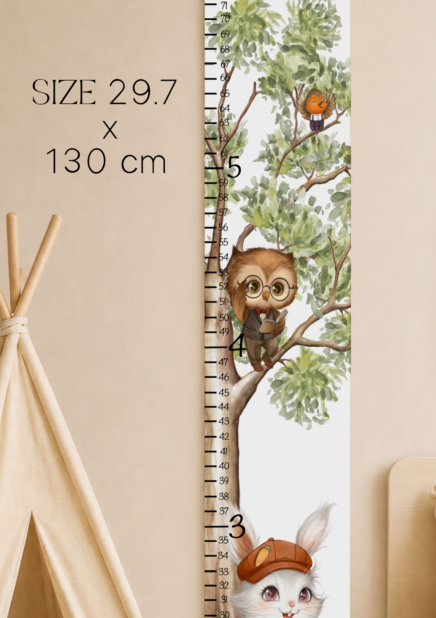 Woodland Height Chart