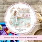 Mommas Kitchen Chocolate Tub Sticker