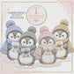 Christmas Embroidery Effect Penguins